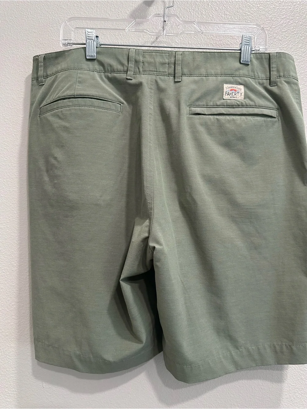 Bundle of 2- All Day Shorts, Faherty, size 36, green and blue